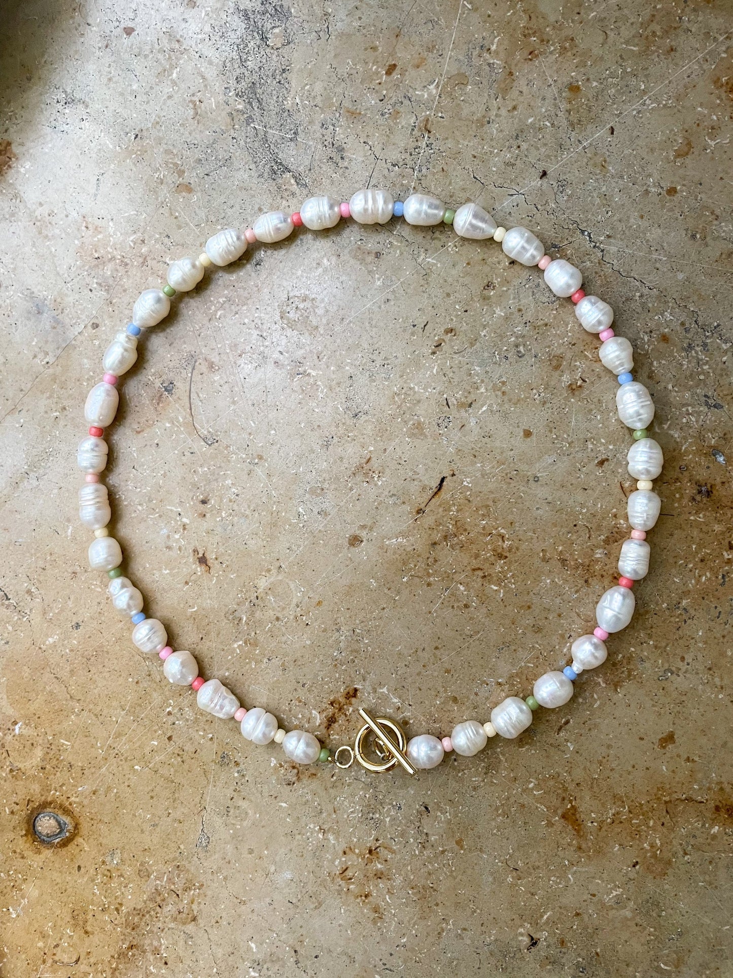 Pastel Rainbow Choker